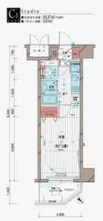 メインステージ五反田駅前【303号室】の間取り