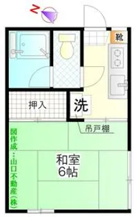 高橋アパート【2号室】の間取り