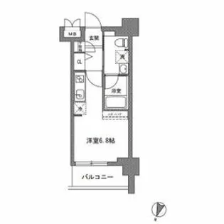 TLRレジデンス川崎大師【303号室】の間取り