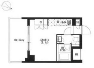 品川イースト【1階】の間取り
