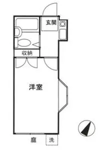 メゾンドダイシン【105号室】の間取り
