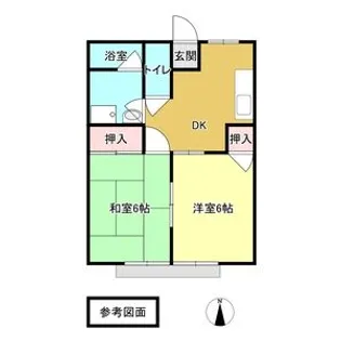 クレバーハイツ【1階】の間取り