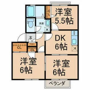 パストラルC【1階】の間取り