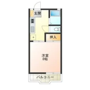 YSハイツ【202号室】の間取り