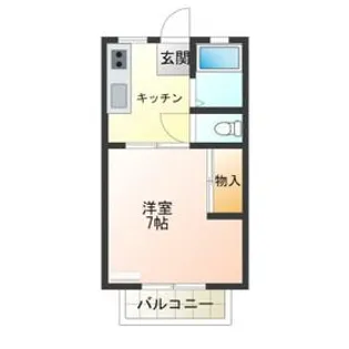 AP−MOKA【203号室】の間取り