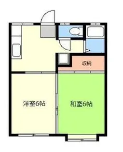 ハイツクレストコート【203号室】の間取り
