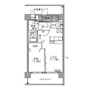 M’sソレイユ【5階】の間取り