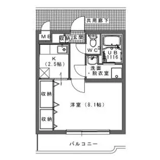 エマーブル矢橋【2階】の間取り