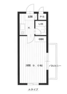 コンフォールまきの【201号室】の間取り