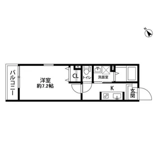 メゾンホープ 北上尾【1階】の間取り
