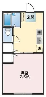 グリーンヒル山手【102号室】の間取り