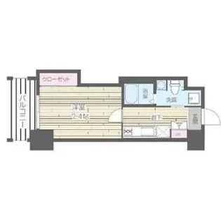 HF四条河原町レジデンス【9階】の間取り