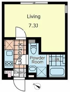 PASEO西新宿五丁目I【2階】の間取り