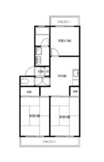 カーサクレモナ【1階】の間取り