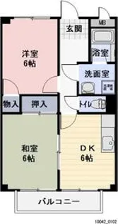 Surplus Two Ichikawa A【102号室】の間取り