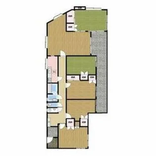 ブルーメ花畑73【101号室】の間取り