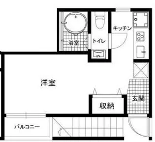 ガーデン南馬込【2階】の間取り