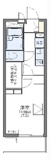 レオパレス三九郎【301号室】の間取り