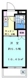 ハイタウン池上No.5【4階】の間取り