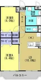 ユーミー EBINUMAII【3階】の間取り