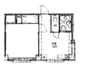 サーフサイドヒルズ九十九里【203号室】の間取り