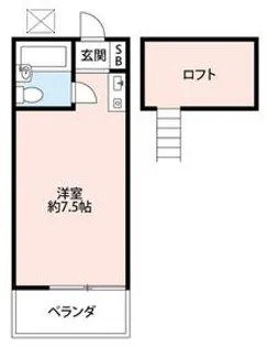 メゾン中尾第1 A棟【1階】の間取り