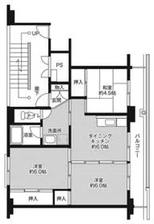 ビレッジハウス深谷2号棟【4階】の間取り