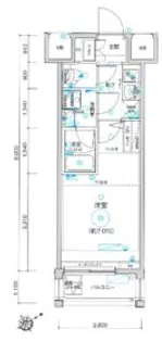Le’a横濱西口弐番館【1階】の間取り