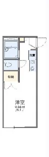 レオパレス駒の舞【204号室】の間取り