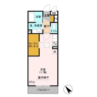 TRYALL【1階】の間取り