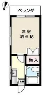 パインヒルズ【203号室】の間取り