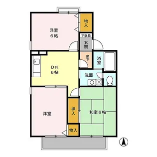 ドリームライフA【2階】の間取り
