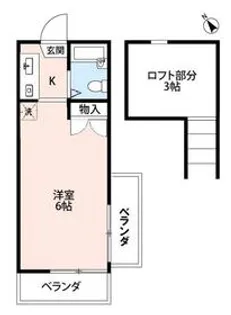 コーポアスカ【2階】の間取り