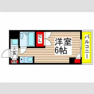 平井第2コーポ【3階】の間取り