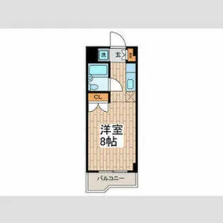 タウンハウスツジ【201号室】の間取り