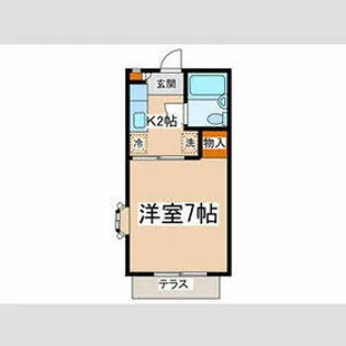 マロンハウス【1階】の間取り