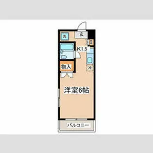 ラーク南台【308号室】の間取り