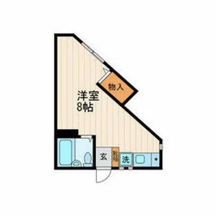 APEX仲六郷【1階】の間取り