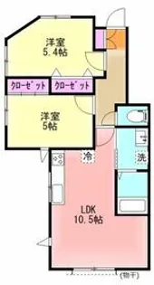 サンライズ日吉台【1階】の間取り