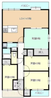 アメニティ大治一番館【00501号室】の間取り
