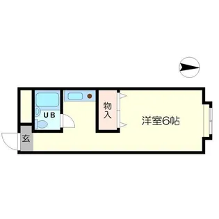 ハイム多摩【2階】の間取り