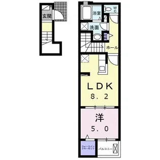 サージュⅡ【2階】の間取り