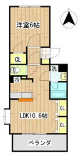 コモド【1階】の間取り