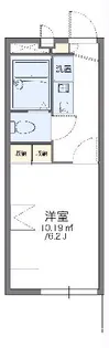 レオパレスRIVERSIDE・M【304号室】の間取り