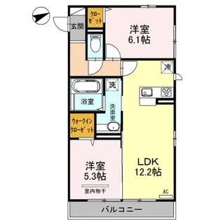 ボスコ【2階】の間取り