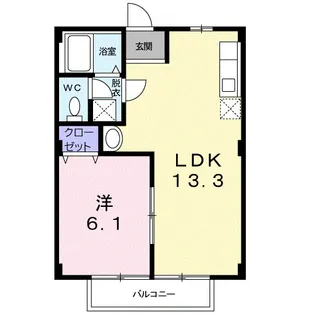 メゾンヒルズⅠ【1階】の間取り