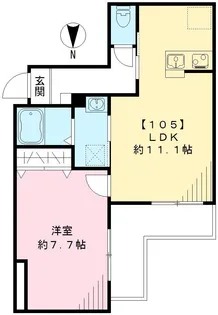 ルピアオウギ【1階】の間取り