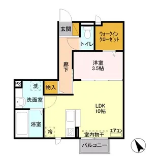 ウィット【2階】の間取り