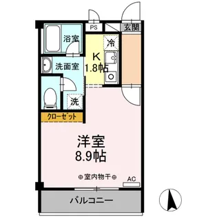 ラ・フォーレNA【1階】の間取り