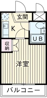 ダイホープラザ橋本【107号室】の間取り